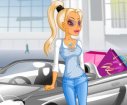 Dress Up Girl with Race Car games